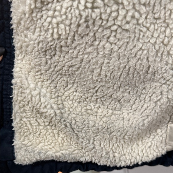 Abercrombie & Fitch Dark Blue Coat with Cream Lining - Picture 6 of 12